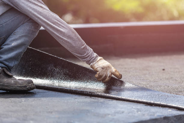 Professional Emergency Waterproofing technician working in Dresher, PA